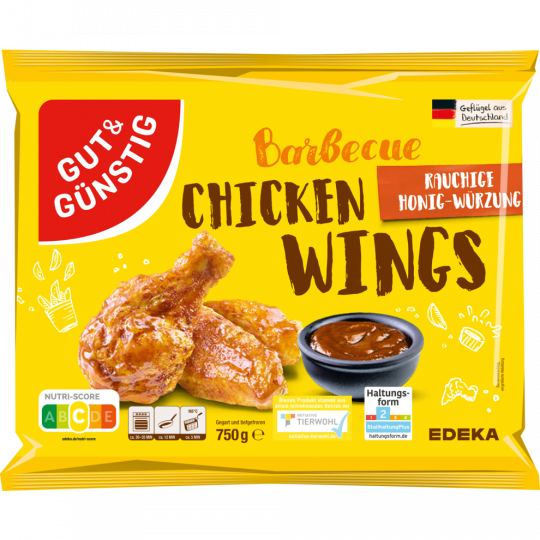 GUT&GÜNSTIG Chicken Wings Barbecue 750 g 