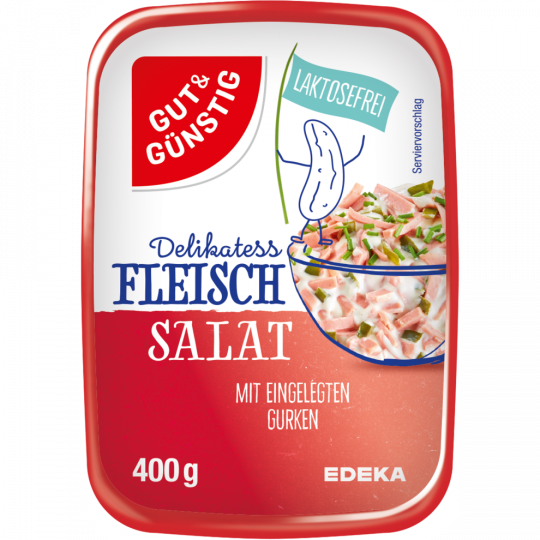 GUT&GÜNSTIG Delikatess-Fleischsalat 400 g 