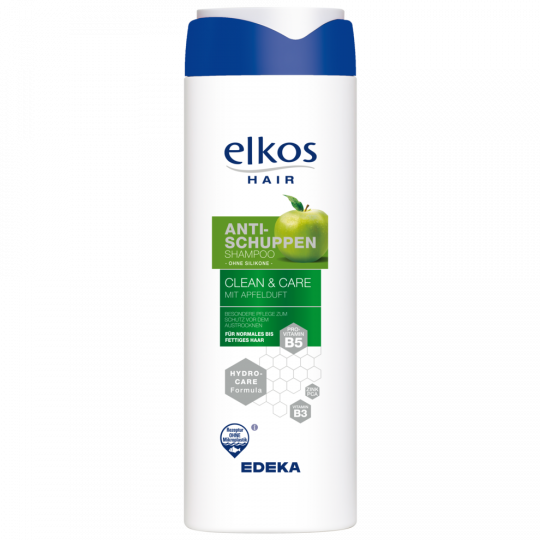 EDEKA elkos Anti-Schuppen Shampoo Clean & Care 300 ml 