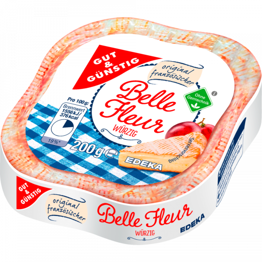 GUT&GÜNSTIG Belle Fleur – Französischer Weichkäse 60% Fett i. Tr. 200 g 