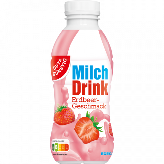 GUT&GÜNSTIG Milchdrink Erdbeere 500 ml 