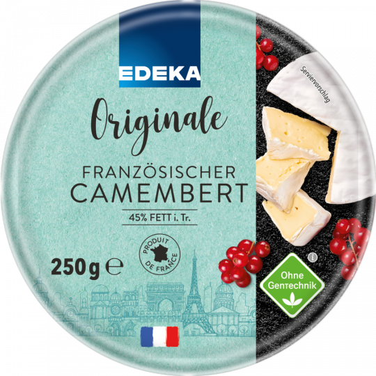 EDEKA Originale Französischer Camembert 45% Fett i. Tr. 250 g 