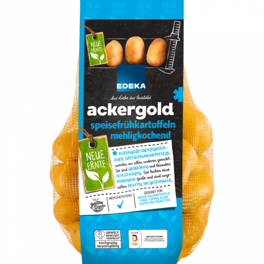 EDEKA Frühkartoffeln mehligkochend, Ackergold 2kg 