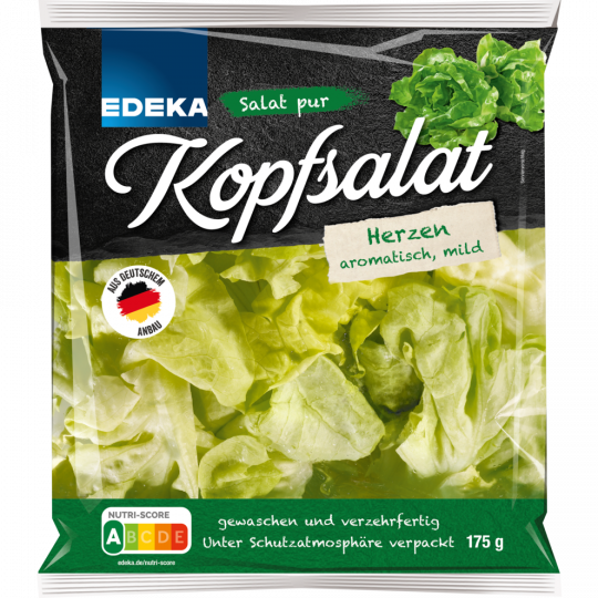 EDEKA Salat Pur Kopfsalat 80 g 
