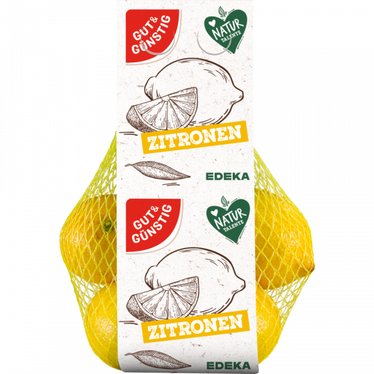 GUT&GÜNSTIG Zitronen, Apeel Klasse 	I 750g 