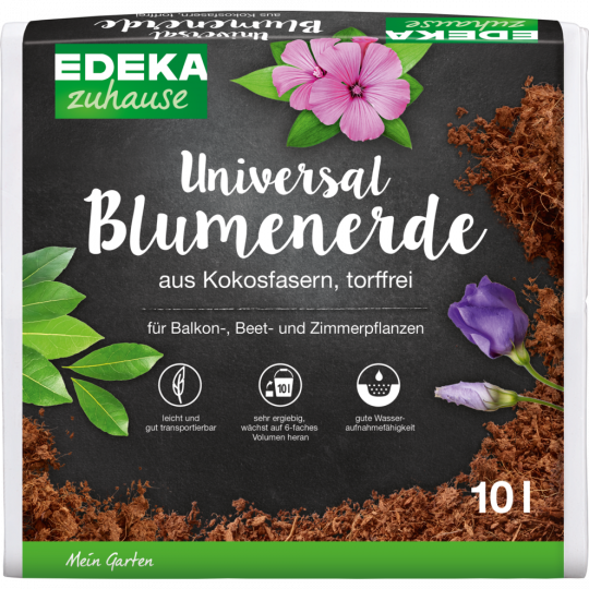 blumenerde aus kokosfasern