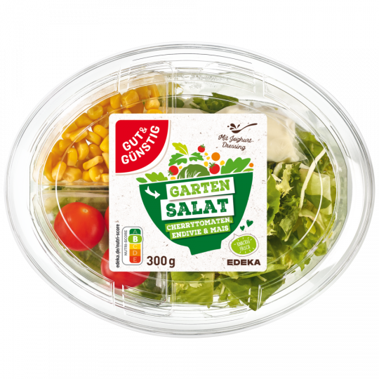 GUT&GÜNSTIG Snack Salat Gartensalat 300 g 