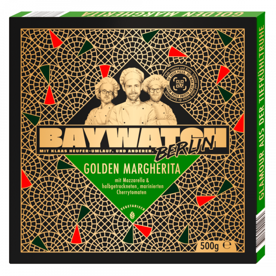 Baywatch Berlin Steinofenpizza "Golden Margherita" 500 g 