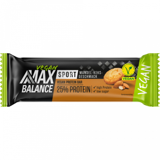 Maxbalance Veganer Proteinriegel Mandel-Keks-Geschmack 35 g 