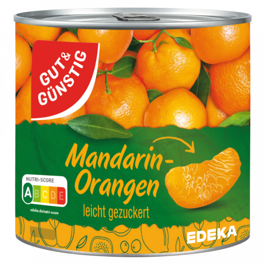 GUT&GÜNSTIG Mandarin-Orangen 312 g 
