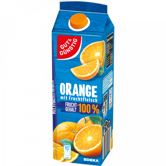 GUT&GÜNSTIG Orangensaft mit Fruchtfleisch 1 l 
