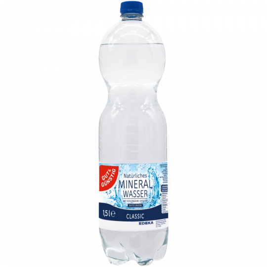 GUT&GÜNSTIG Mineralwasser classic 1,5 l 