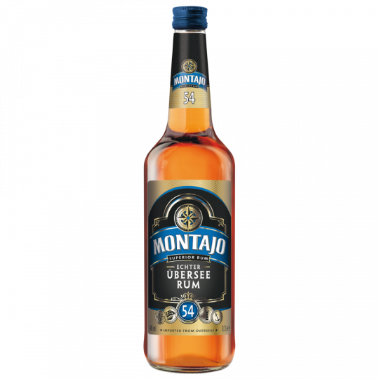 MONTAJO Echter Übersee-Rum 54% vol. 0,7 l 