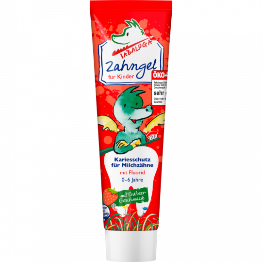 Tabaluga Zahngel Erdbeer für Kinder 100 ml 