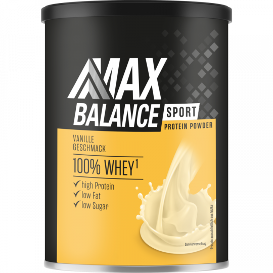 Maxbalance 100 % Whey Proteinpulver, Vanille-Geschmack 360 g 