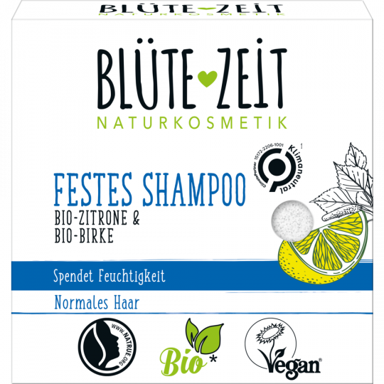 BLÜTEZEIT Festes Shampoo 60 g 