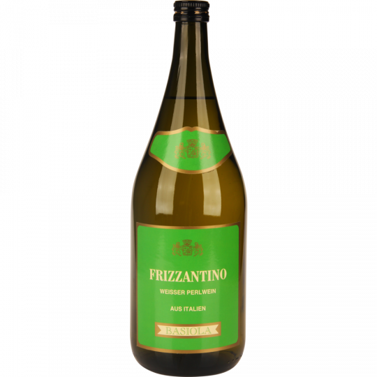 Basiola Frizzantino Weißer Perlwein aus Italien 1,5 l 