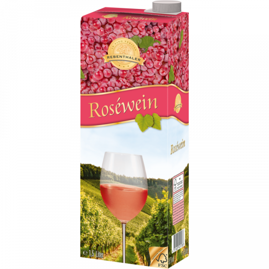 Rebenthaler EG Tafelwein rosè 1,5 l 