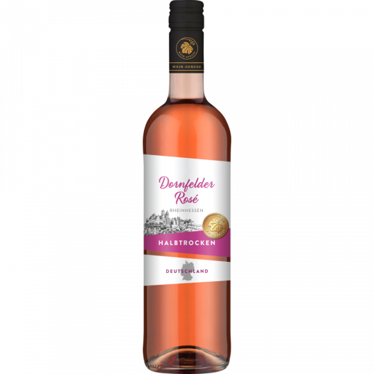 Wein-Genuss Dornfelder Rheinhessen Qualitätswein rosé 0,75 l 
