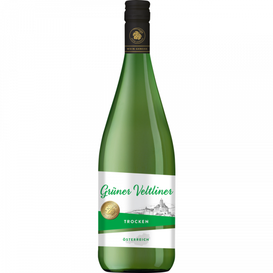 Wein-Genuss Grüner Veltliner Österreich Qualitätswein weiß 1 l 