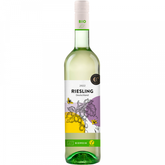 Bio Riesling Pfalz Deutschland Qualitätswein weiß 0,75 l 