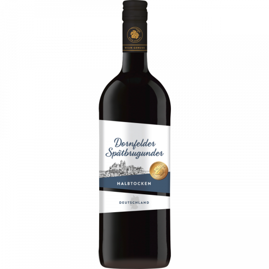 Wein-Genuss Dornfelder Spätburgunder Rhh Qualitätswein rot 1 l 