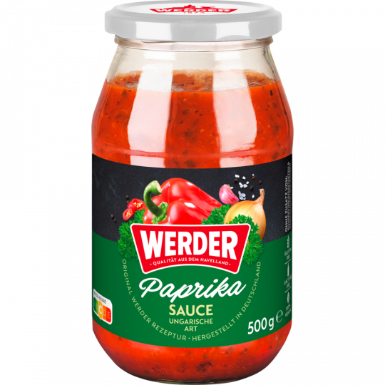 WERDER Paprika Sauce 500 g 