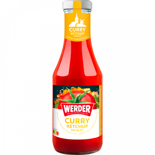 WERDER Curryketchup Delikat 450 ml 