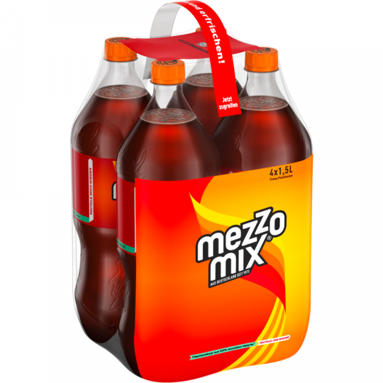 mezzo mix Cola-Mix - 4-Pack 4 x 1,5 l 