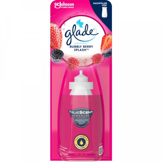 glade Sense & Spray Bubbly Berry Splash Nachfüller 18 ml 