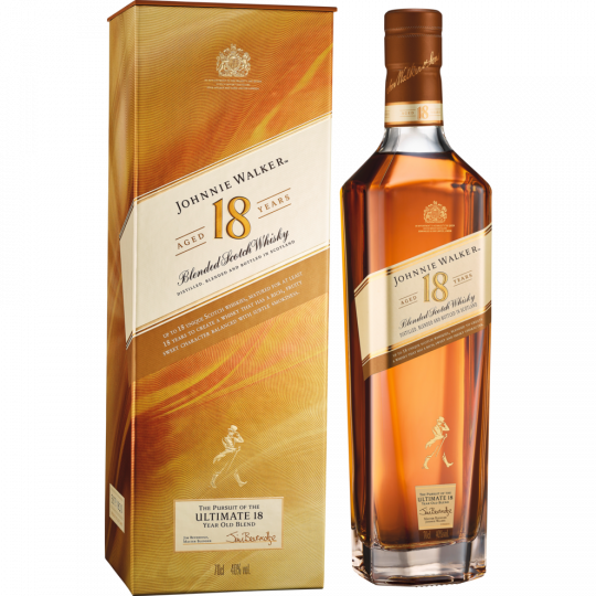 JOHNNIE WALKER Blended Scotch Whisky 18 Jahre 40 % vol. 0,7 l 