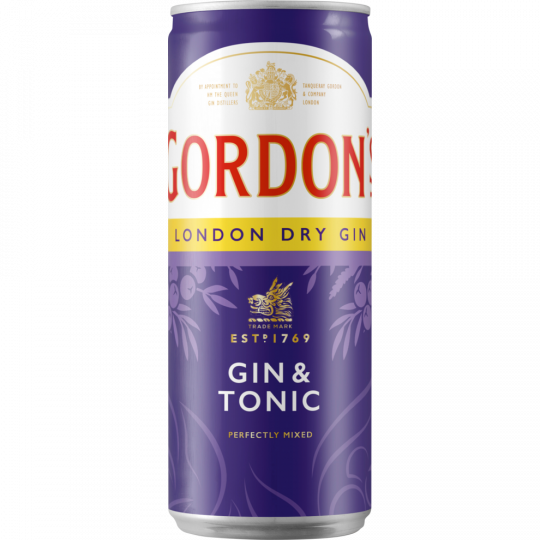 GORDON'S London Dry Gin & Tonic 10 % vol. 0,25 l 