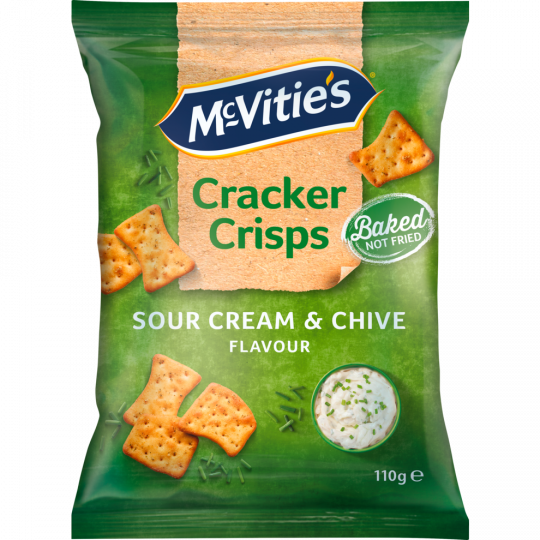 McVitie's Cracker Crisps Sour Cream & Schnittlauch 110 g 