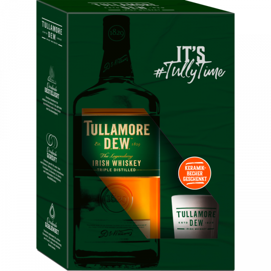 Tullamore Dew Whiskey 40 % vol. 