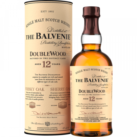 THE BALVENIE Single Malt Scotch Whisky 12 Years DoubleWood 40 % vol. 0,7 l 