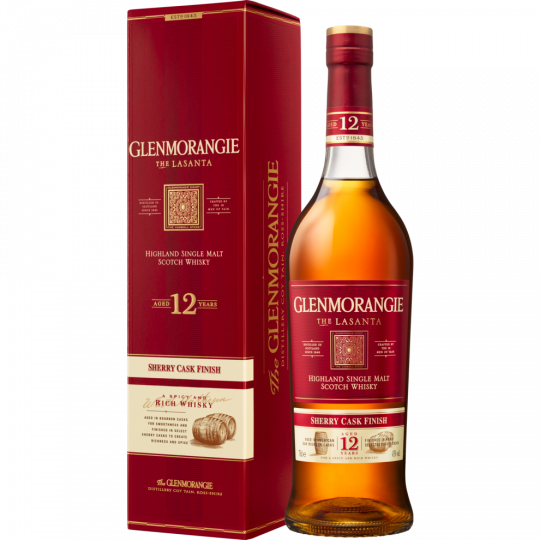 Glenmorangie Highland Single Malt Scotch Whisky The Sherry Cask Finish Lasanta 43 % vol. 0,7 l 