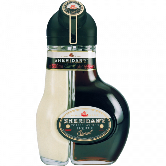 SHERIDAN'S Coffee Layered Liqueur 15,5 % vol. 0,5 l 