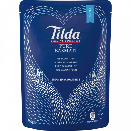Tilda Pure Basmatireis gedämpft 250 g 