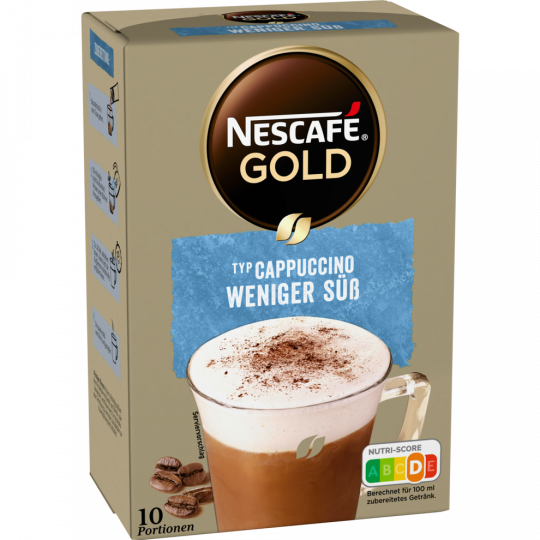 Nescafé Gold Typ Cappuccino weniger süß 125 g 