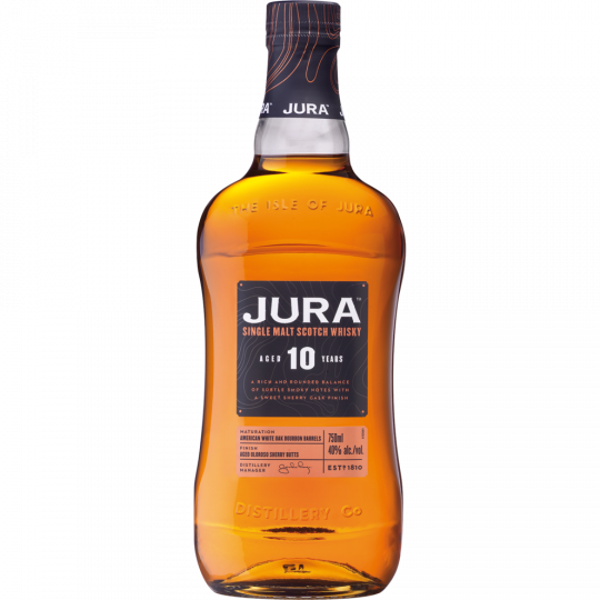 JURA 10 Jahre Single Malt Scotch Whishy 40 % vol. 0,7 l 
