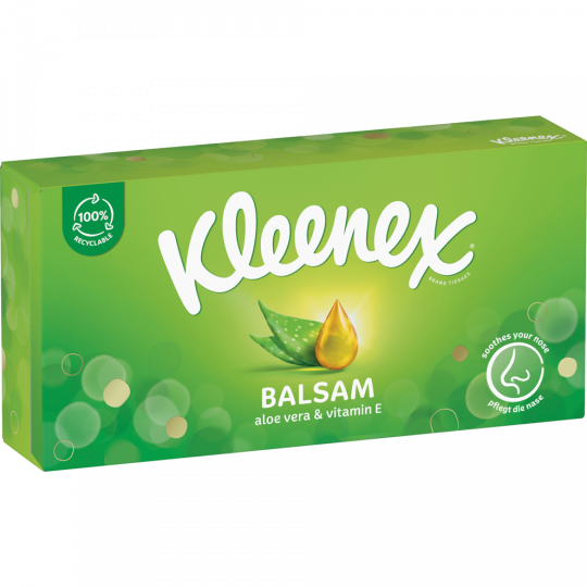 Kleenex Balsam Taschentücher Box 4-lagig 56 Stück 