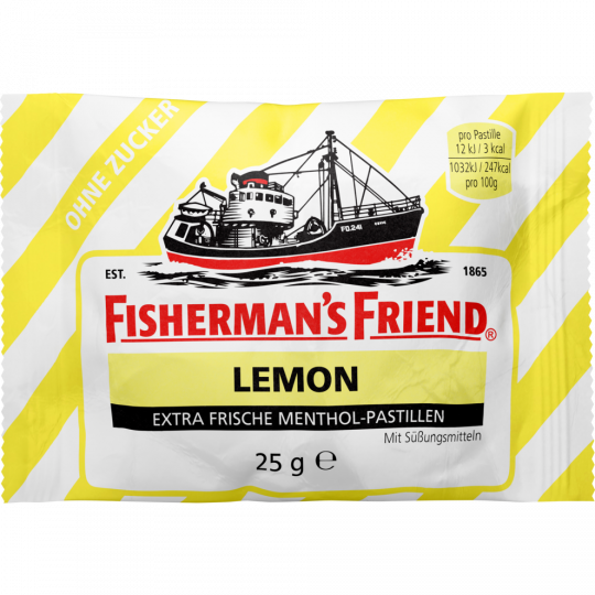 Fisherman's Friend Lemon ohne Zucker Pastillen 25 g 