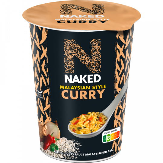NAKED Malaysian Style Curry Reis 78 g 
