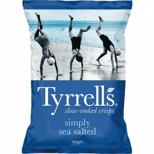 Tyrrells Simply Sea Salted 150 g 