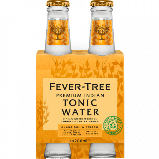 Fever-Tree Premium Indian Tonic Water - 4-Pack 4 x 0,2 l 