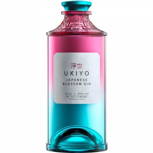 Ukiyo Japanese Blossom Gin 40 % 0,7 l 