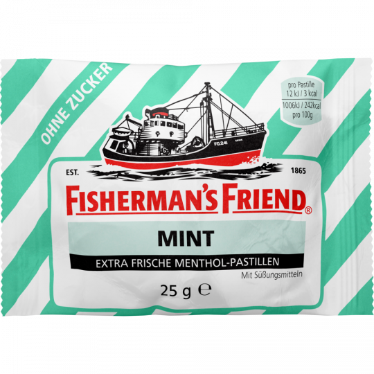 Fisherman's Friend Mint ohne Zucker Pastillen 25 g 