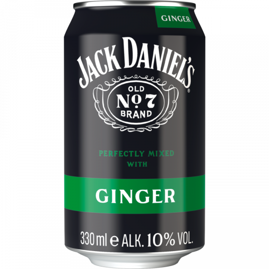 Jack Daniel's WHISKY & GINGER 10 % vol. 0,33 l 