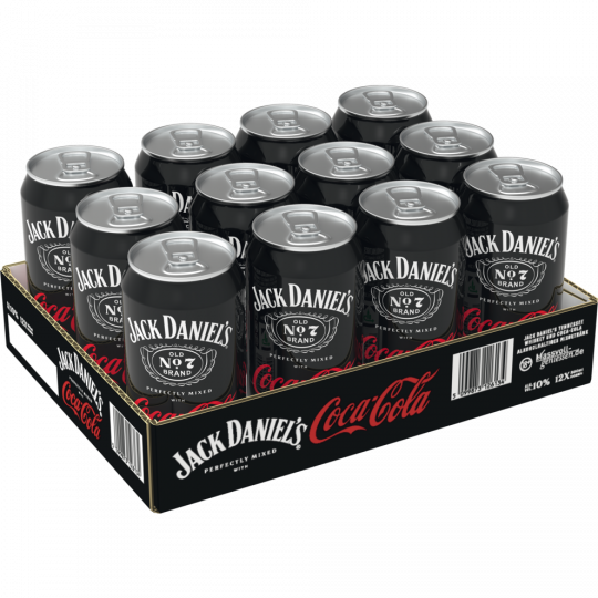 Jack Daniel's Coca-Cola 10 % vol. - Tray 24 x 0,33 I 