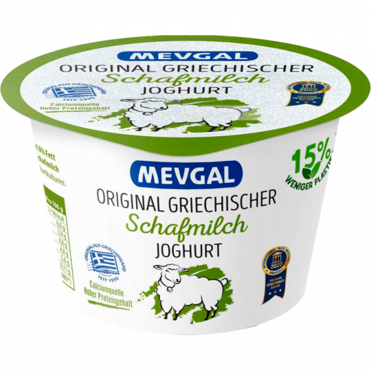 Mevgal Original griechischer Schafmilch-Joghurt 6 % Fett 200 g 